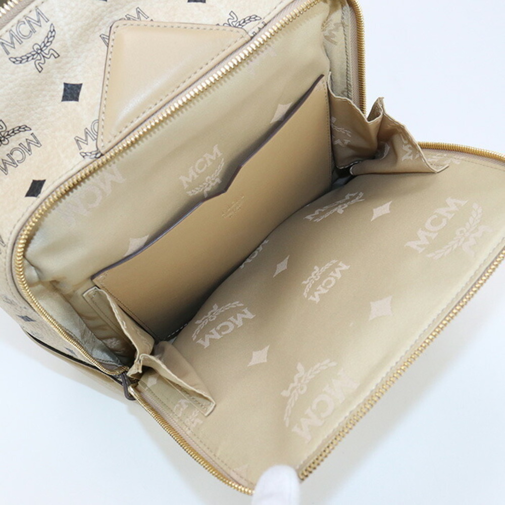 Mcm Backpack Tan - image 4